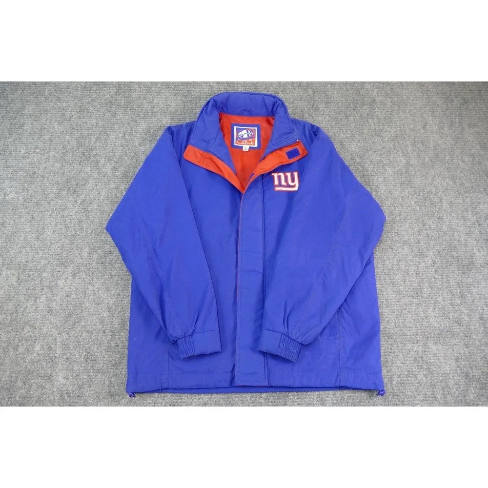 NY Giants Football GIII Men's Medium wind breaker jacket and Carl Banks pre-game